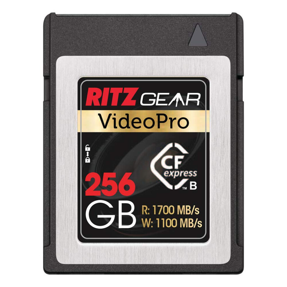 Ritz Gear Cfexpress Type B 256 Gb Card (17001100 Rw), Coppie W Canon 1D X Mark Iii, R5, R3. Panasonic Lumix S1S1R Ecc. (Per Lavorare Con Fotocamere Nikon, Si Prega Di Contattare Il Nostro-image