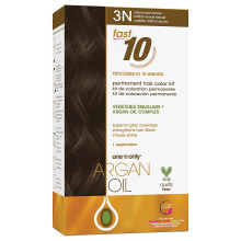 One n Only Argan Oil Fast 10 Permanent-Haarfarben-Set  3N natrliche dunkelbraune Haarfarbe, Unisex, 1 Stck