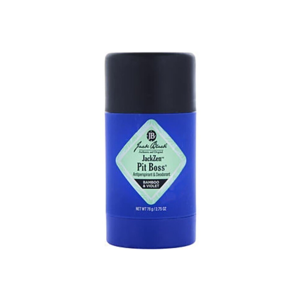 Jack Black JackZen Pit Boss Déodorant pour homme 2,75 oz - Déodorant antisudorifique en stick pour homme Contrôle maximal des odeurs et de la tra