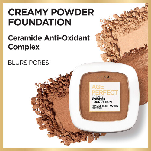 L’Oréal Paris L'Oreal Paris Age Perfect Κρεμώδης Πούδρα Θεμελίου Compact, 320 Ζεστό Μπεζ, 0.31 Ουγγιά 2