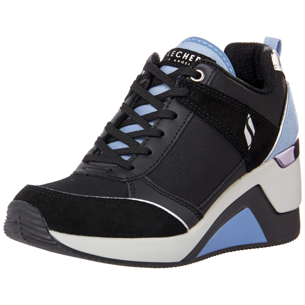 Skechers womens Million - High N' Fly BLACK 7.5 medium US