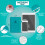 Libro delle password Clever Fox con schede. Indirizzo Internet e password Orga 3
