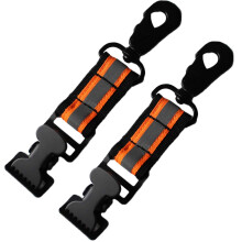 MELOTOUGH Feuerwehr-Handschuhband | Handschuhhalter mit Handschuhleine, drehbarer Karabinerhaken, reflektierend, gut sichtbar, Limette fr schnellen