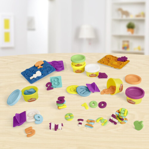 Play-Doh Hasbro Play-Doh Fundamentals - 10 Numbers plus Multiple Shape Stamper 2