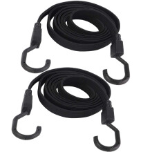 XSTRAP STANDARD Lot de 2 lastiques plats de 199,8 cm, sangles longues rglables robustes avec crochets pour diable, camping, moto, voiture, vlo
