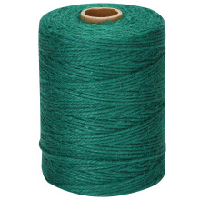 Jijacraft Garden Twine 656 fot 2mm grn jute Twine String grn dekorativ jute sladd tungt grnt strng rep fr trdgrdsfloristiska buntning hant