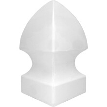 Remate para poste de vinilo de 4"" de Jake Sales, remates para poste de estilo g   tico - Remate para cerca de vinilo