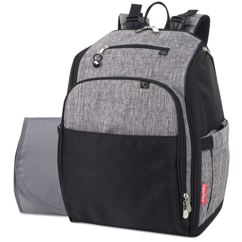 Sac     dos     langer Fisher Price avec matelas     langer et sangles pour poussette