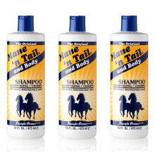 Mane 'n Tail Original Formula For Thicker Fuller Stronger Hair 16 oz 3 pack Shampoo