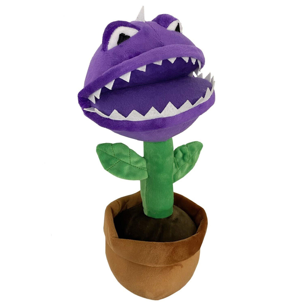 Peluche Douce Pvz Monuva 10"""" Plant Monsters Defender Vs Plants Zombies - Chomper-image