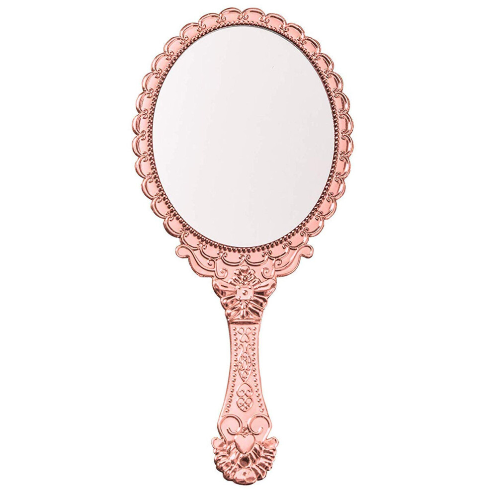 Weahre Hand Mirror Makeup Mirrors Handheld Decorative Personal Vintage