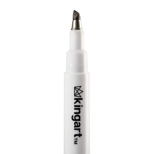 KINGART 437-8 PRO Μικροί Χρωματιστοί Στυλογραφικοί & Γραφικοί Μαρκαδόροι, 8 Χρώματα 3MM 2