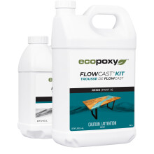 EcoPoxy FlowCast Deep Pour Epoxidharz-Set    1,59 Gal / 6 l: UV und Gelb