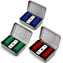 Juego de Dados Befantasway Derecha Izquierda Centro con 3 Dados + 36 Fichas (3 Juegos - Rojo+Verde+Azul)