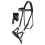 CHALLENGER Horse Western Leather Tack Bitless Sidepull Bridle w/Reins 1