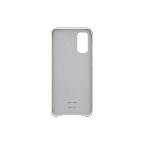 Samsung Samsung Galaxy S20 Case  Leather Back Cover - Silver (US Version with 1
