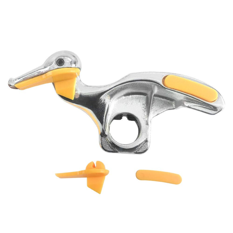 Qwork Tire Changer Automobile Tire Changer Mount Demount Duck Head Tool With 1 Pair Rim Protector For Replacement Cast Steel 30Mm 766415023767