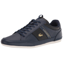 Lacoste Heren Chaymon Sneaker, Navy/Zwart, 10.5