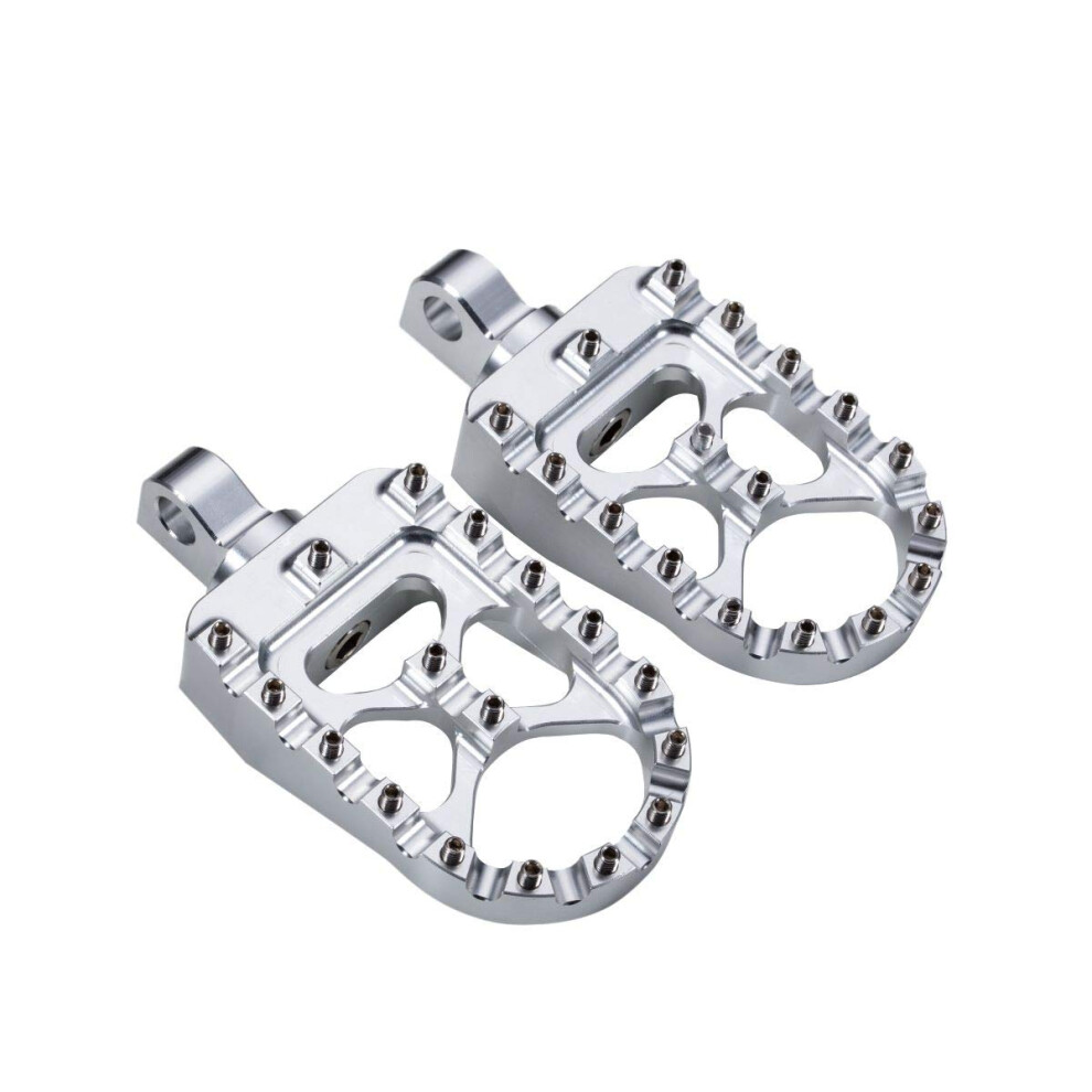 Hopider Cnc Wide Foot Pegs 360 Roating Mx Chopper Bobber Style For 782899297401