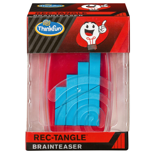 ThinkFun Think Fun Pocket Brainteasers - Παζλ Rec-Tangle και STEM παιχνίδι για αγόρια και κορίτσια 8+ 1