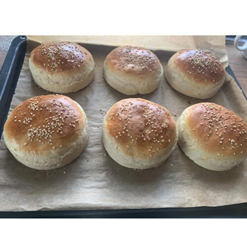 Keewah 4,5 tommer stor burgerring - 6 stykke - rustfrit stål 2