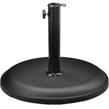 Global Industrial 695474 Umbrella Base with Concrete, Black - Capacity 33 lbs