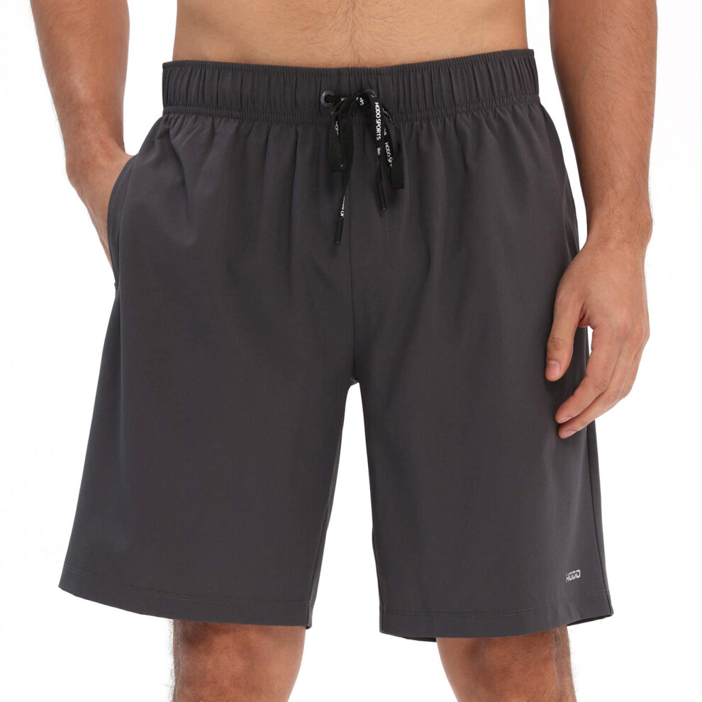 Maillot de bain HOdo pour homme, 9 shorts de bain     s   chage rapide, maillot de bain gris fonc