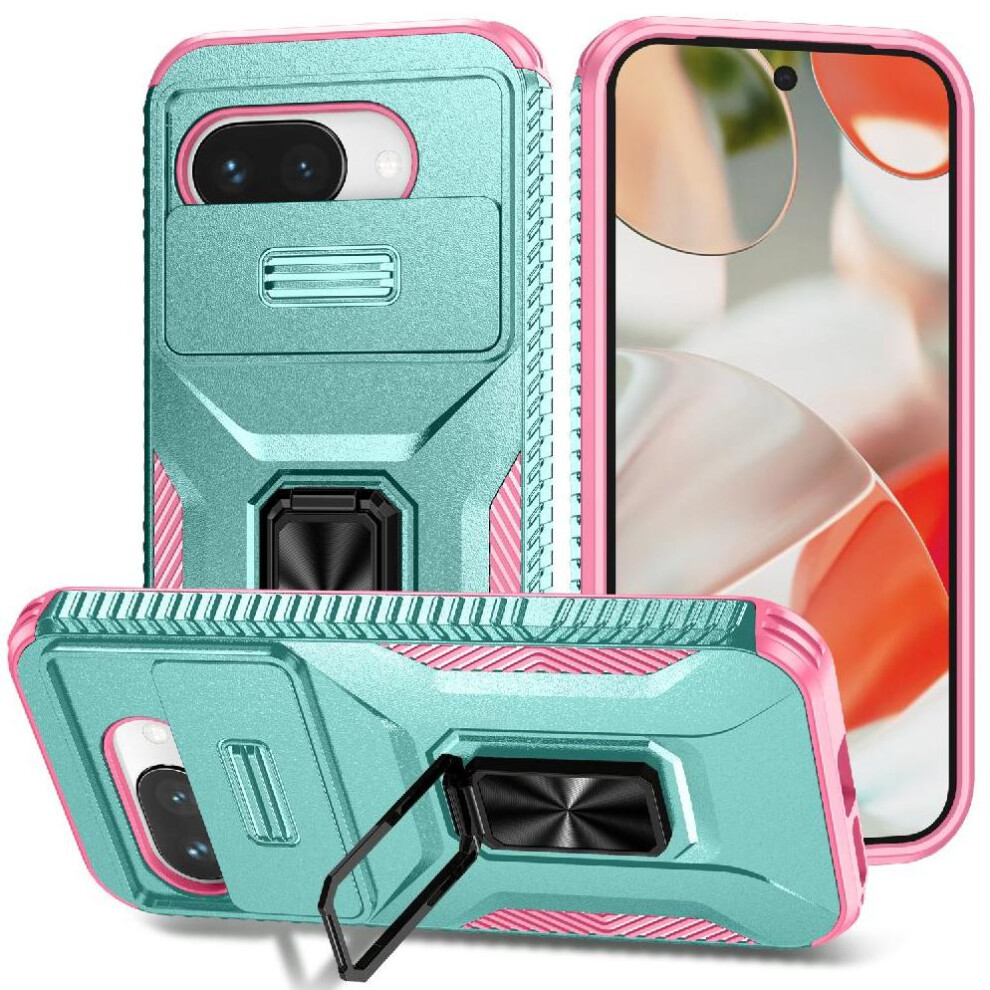 (Green) Case For Google Pixel 9A Shockproof Lens Protection Lightweight Green 764490289931