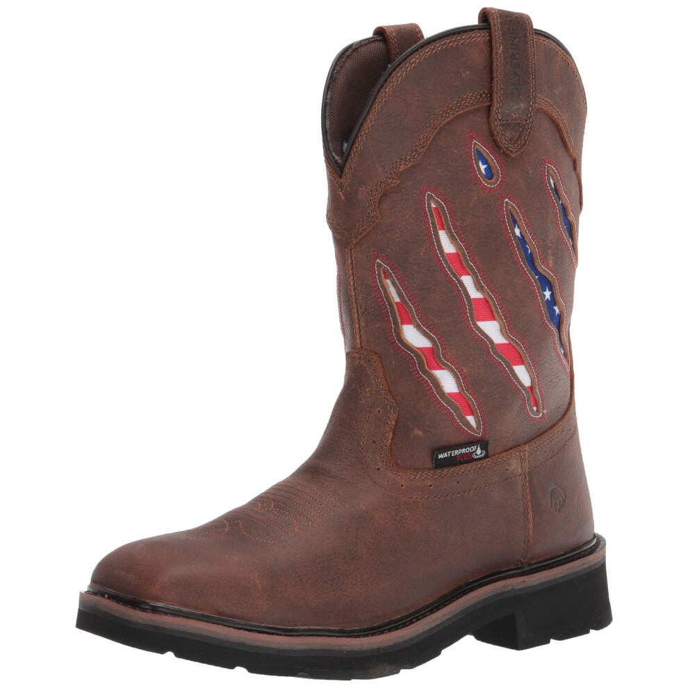 Wolverine Men's Rancher Claw Steel Toe Wellington Construction Boot B