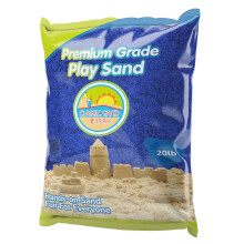 Sable classique et jeu de couleur bleue Sand 20 lb. sac naturel et non toxique et non toxique humide et seche Therapie de sable a l'interieur et