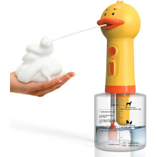 Yellow Duck Pet Cleaning Bathing Electric Foam Machine Usb Charging Automatic Soap Dispenser Foam Machine Pet Accessories