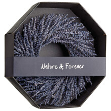 14 Inch Preserved Lavender Natural Wreath Fragrant Real Lavender Front Door Wreath