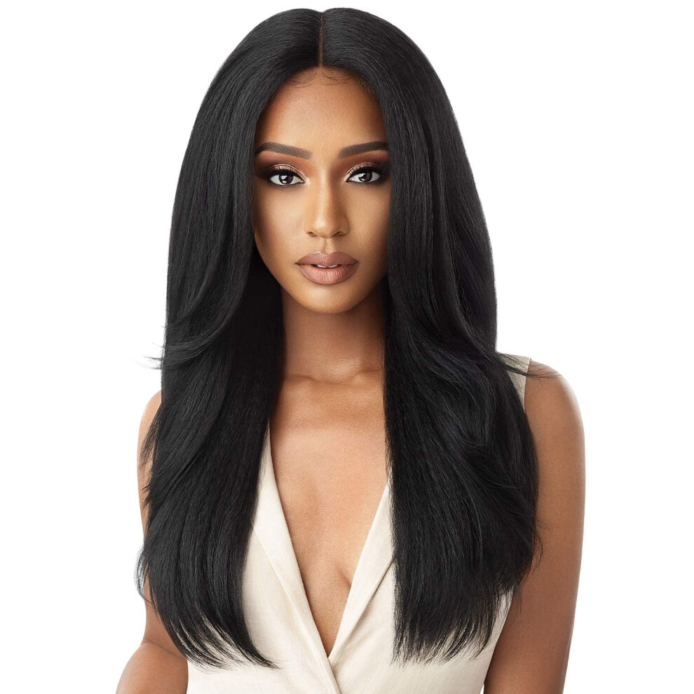 Buiten Speel Outre Synthetic Lace Front Wig (Soft & Natural) - Neesha 203 (Color:s4/30)