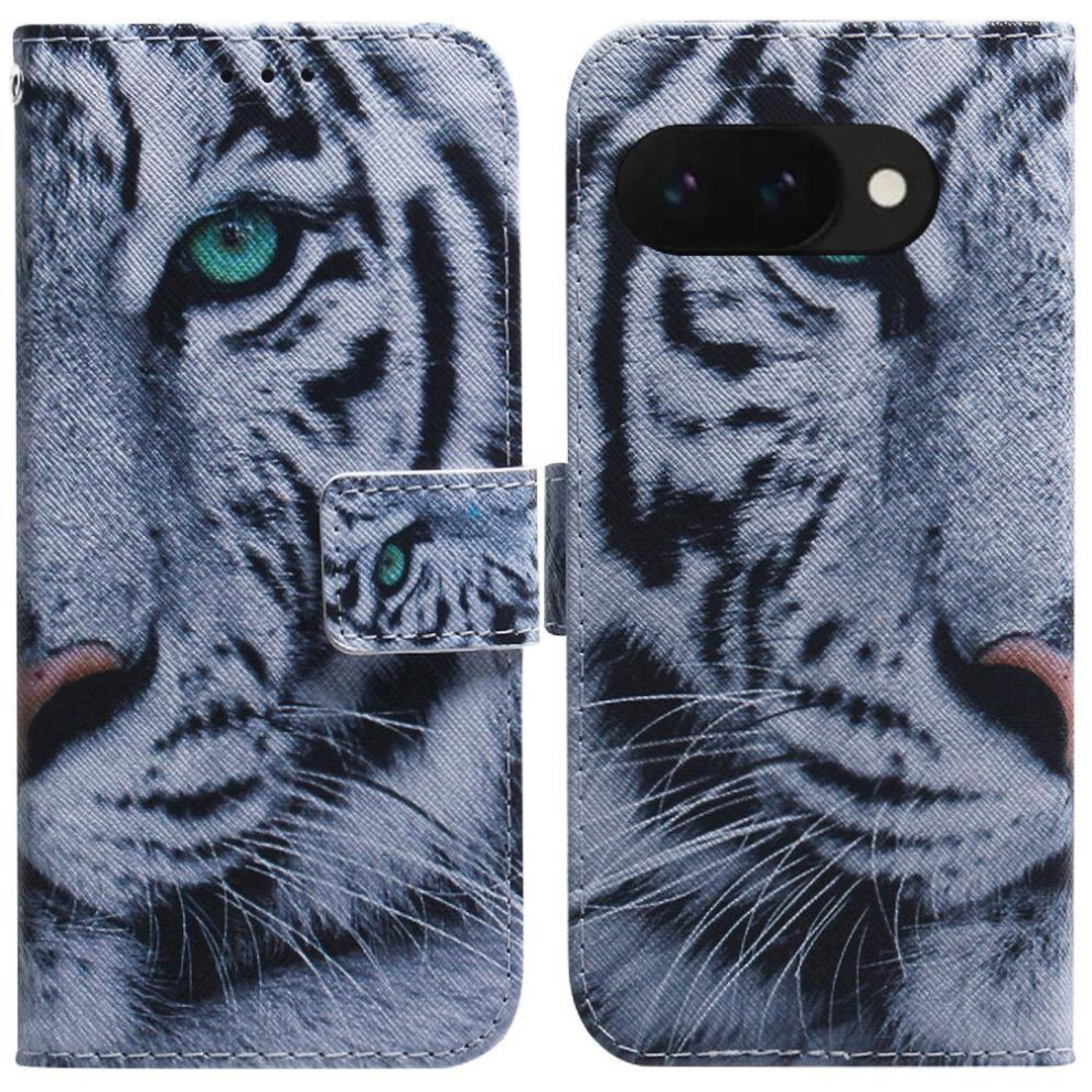 (C3 ) Flip Case For Google Pixel 9A Painted Card Slots Wallet Pu Leather Magnetic Closure 764490291927