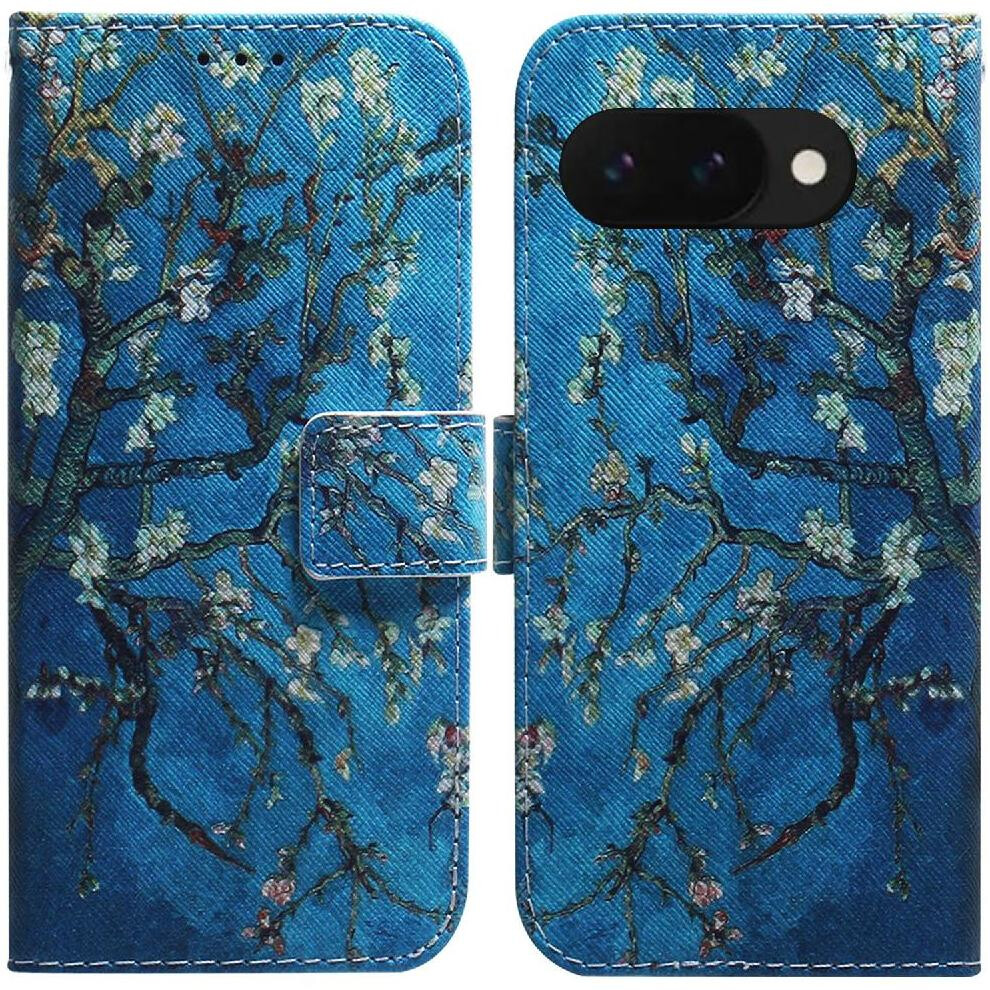 (Ohter) Flip Case For Google Pixel 9A Painted Card Slots Wallet Pu Leather Magnetic Closure 764490291934