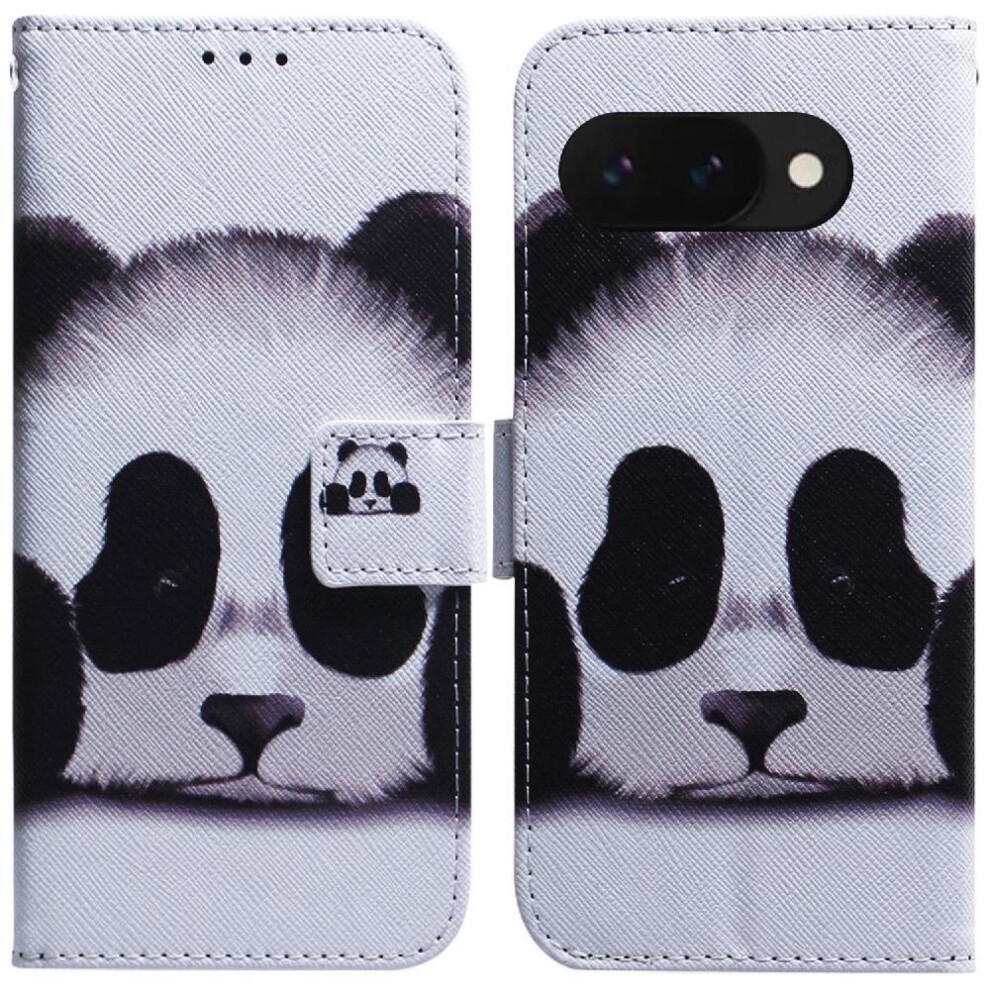 (C8 ) Flip Case For Google Pixel 9A Painted Card Slots Wallet Pu Leather Magnetic Closure 764490291972