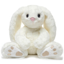 Bearington Whiskers Plush Kanin, 10,5 Tum Plush Påskkanin - Kanin Gosedjur