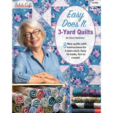 Stoffencaf   Easy Does It 3 Yard Quilt Bk Bruin 0,97 inch