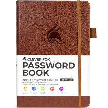 Clever Fox Wachtwoordboek met tabbladen. Internetadres en wachtwoordorganisatie