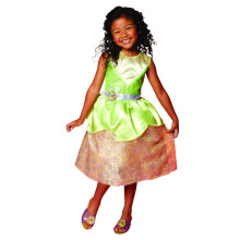Kostm Disney Princess Tiana pro dvky Perfektn na prty Halloween nebo predstrn hry 4-6x