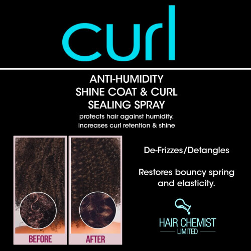 Hair Chemist CURL Spray Anti-Umidità e Lucentezza 8 oz. 2