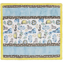 Shannon STOFFE Shannon Minky Kuschelset Wee Ones Lion Around Blue