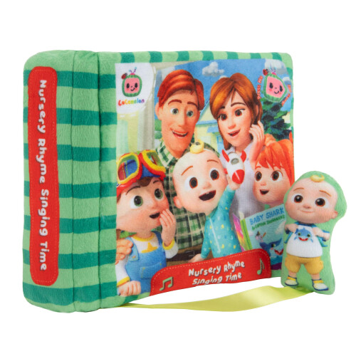 Βιβλίο CoComelon Nursery Rhyme Singing Time Plush με Τζέι Τζέι 1