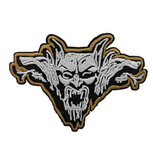 Numarul dragu? cu patch-ul Dracula Gargoyle Fier brodat pe Coase On Patch Horror Monster Gifturi