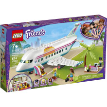 LEGO Friends Heartlake City Airplane 41429 Inclui amigos Stephanie e Olivia e muitos acess   rios divertidos de avi   o para despertar e criativos ho