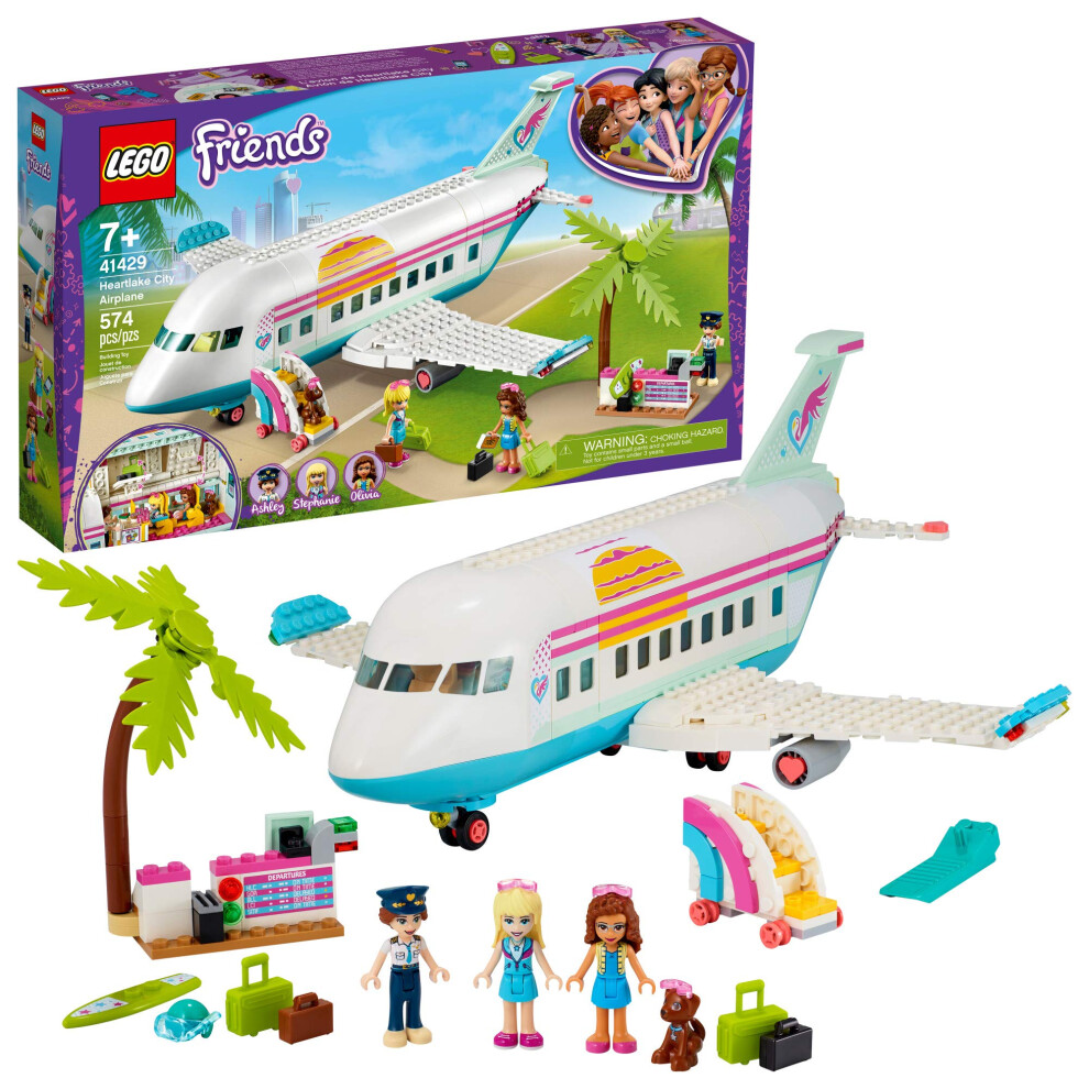LEGO Friends L'avion de Heartlake City 41429 comprend les amies St   phanie et Olivia et de nombreux accessoires d'avion amusants pour susciter des