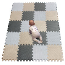 YIMINYUER Wasserdichte, ineinandergreifende weiche Eva-Schaumstoffmatten, Pads, Zimmer, Garage, Bodenfliesen, Matten-Set fr Kinder, Baby, Spielen, P