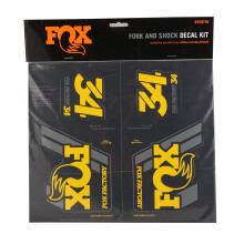 Fox Racing Shox Heritage Gabel- und Stodmpfer-Aufkleber-Set, Gelb, Einheitsgre