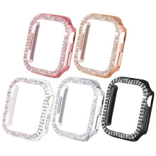 NewWays Bling Cases kompatibel mit Apple Watch 40 mm, schtzender Bumper fr iWatch SE Serie 6, 5, 4, 3, 2, 1 (40 mm Schwarz/Rosa/Rosgold/Silber/Kla