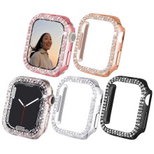 NewWays Bling Cases kompatibel mit Apple Watch 42 mm, schtzender Bumper fr iWatch SE Serie 6, 5, 4, 3, 2, 1 (42 mm, Schwarz/Rosa/Rosgold/Silber/Kl